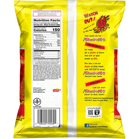 Chester's Fries Flamin' Hot Flavored Corn Snacks