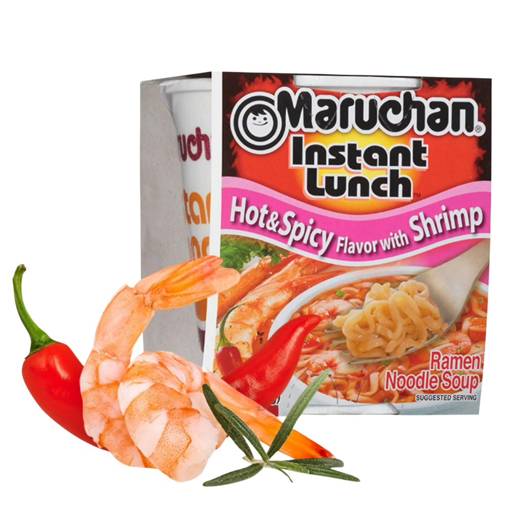 Maruchan Hot & Spicy Shrimp Flavor Ramen Noodles