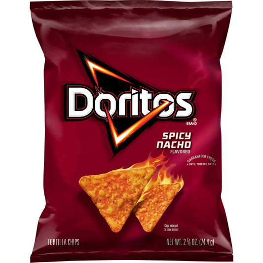 Doritos Spicy Nacho Flavor Tortilla Chips