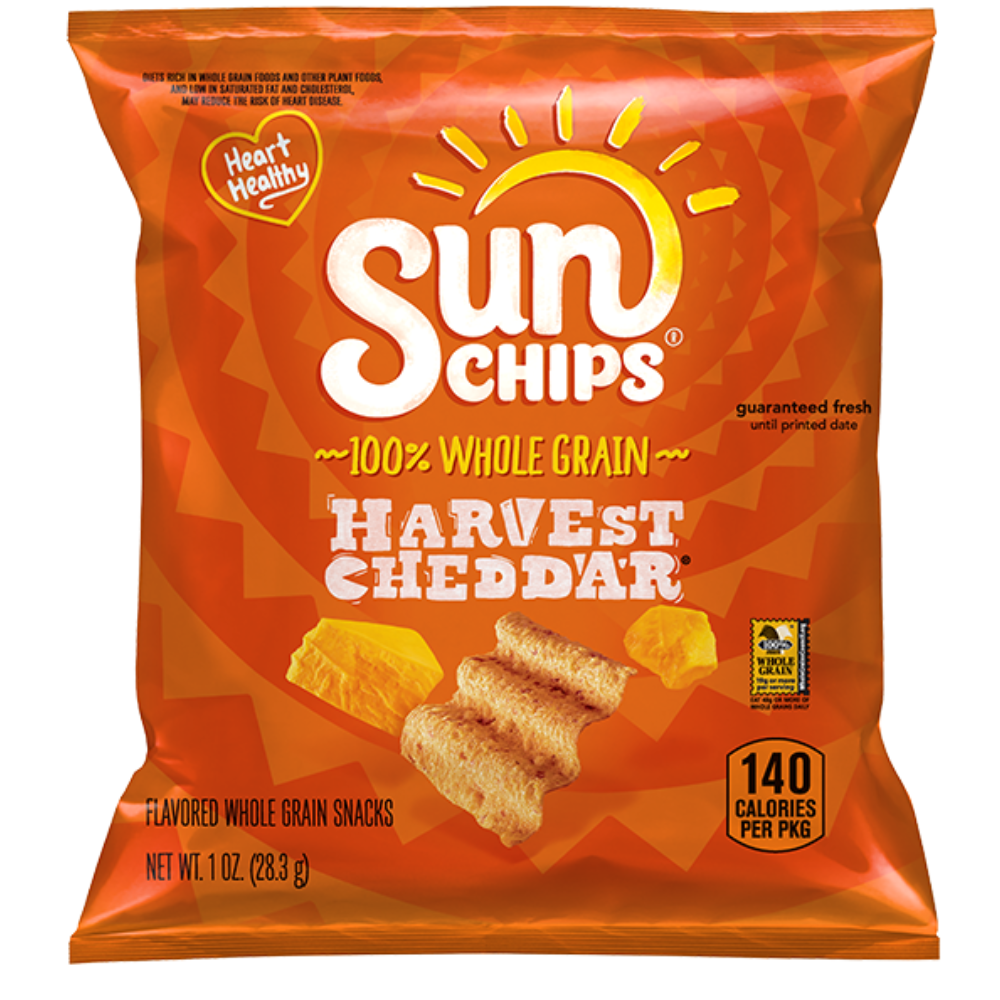 Sunchips Harvest Cheddar Whole Grain