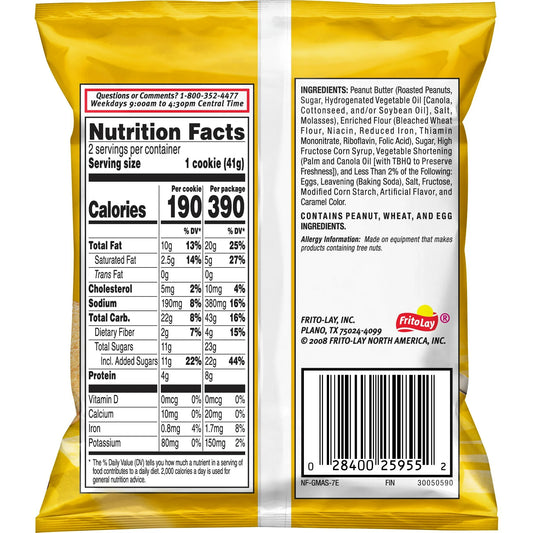 Grandma’s Cookies Peanut Butter Cookie