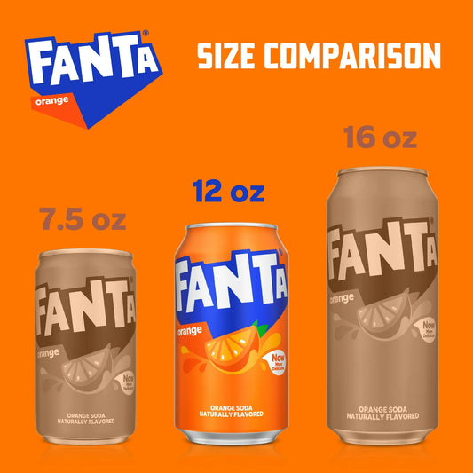 Fanta Orange Soda Pop