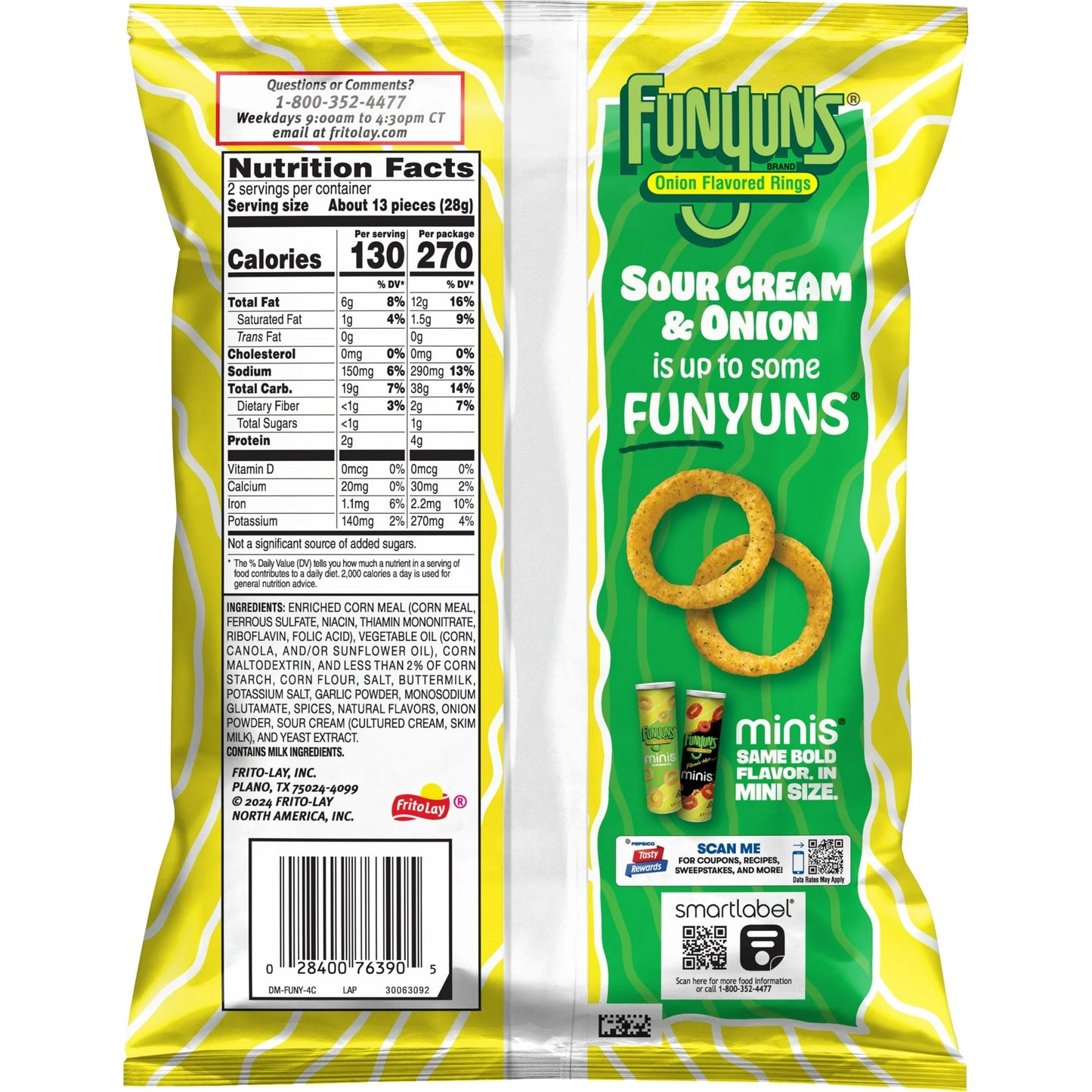 Sour Cream & Funyuns Flavored Onion Rings